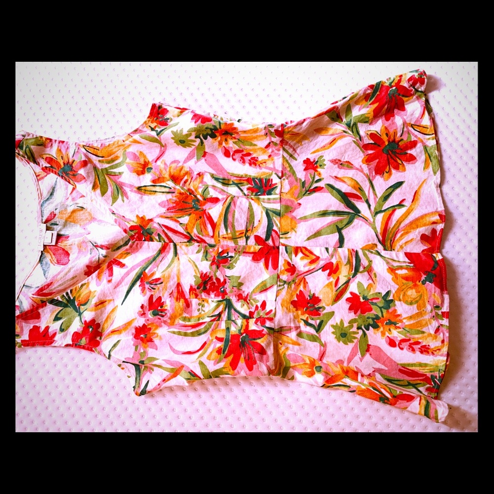 J-crew colorful sleeveless Top